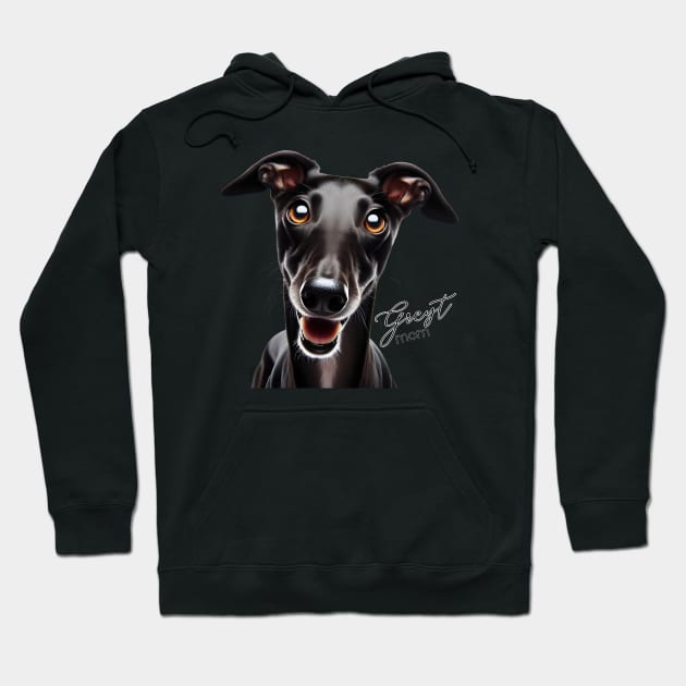 Greyt Greyhound Mom Mother's Day Hoodie by Greyhounds Are Greyt